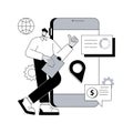 Rich Internet applications abstract concept vector illustration.