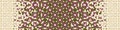 Rich, luxury arab vector pattern. Geometric halftone arab pattern with color tile disintegration