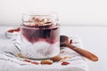 Healthy and rich in micronutrients chia pudding