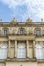 Rich ornate exterior of Herrenchiemsee palace in Bavaria, Germany