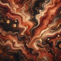 Rich rust marble pattern for brochures and flyers Royalty Free Stock Photo