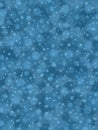 Rich silver-blue vertical background, banner , painted in the style of bokeh with the effect of snowfall