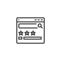 Rich Snippets line icon