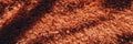 Rust brown dense shag carpet texture with thick twisted pile illuminated by bright light Royalty Free Stock Photo