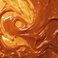 Rich toffee backdrop swirls with caramel, irresistibly sweet temptation