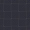 Rich Vip Outline Square Tile Premium Seamless Pattern Vector Abstract Background