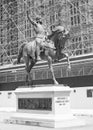 Richard the Lionheart Statue - London Royalty Free Stock Photo