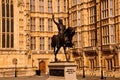 Richard the Lionheart - London - Parliament Royalty Free Stock Photo