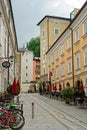 Richard Mayr Gasse in Salzburg Royalty Free Stock Photo