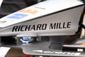 Richard Mille sponsor banner on race car Royalty Free Stock Photo