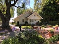 Richard Nixon Birthplace and Childhood Home front in Yorba Linda, California.