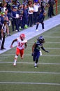 Richard Sherman VS Chris Conley Royalty Free Stock Photo