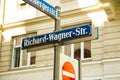 Richard-Wagner-Str. , streetsign in munich