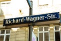 Richard-Wagner-Str. , streetsign in munich