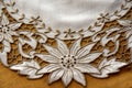 Richelieu embroidery pattern, floral pattern Royalty Free Stock Photo