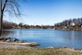 Richelieu River at spring, Sorel-Tracy, Quebec, Canada