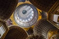 Richly decorated ceiling in the interior of Kazan Cathedral in S Royalty Free Stock Photo