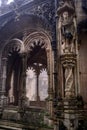 A richly decorated gallery at Bussaco Palace, Portugal Royalty Free Stock Photo