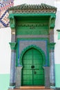 Green door in Tanger