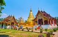 Explore the shrines of Wat Phra Singh, Chiang Mai, Thailand Royalty Free Stock Photo