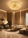 richly decorated room in quiet luxury style