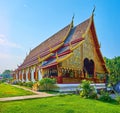 Exterior of the viharn of Wat Chiang Man temple, Chiang Mai, Thailand Royalty Free Stock Photo