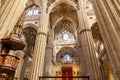 Richly decotated New Cathedral (Catedral Nueva) in Salamanca, Spain