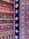 Richly patterned, colourful handmade carpets, Istanbul, Turkey