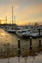 Richmond, British Columbia, Canada Ã¢â¬â December 22, 2022. Paramount Pond Ice and Snow Steveston