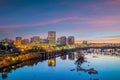 Richmond downtown city skyline cityscape in Virginia, USA Royalty Free Stock Photo