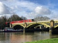 A train across the Richmond bridge