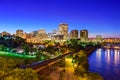 Richmond, Virginia Downtown Skyline Royalty Free Stock Photo