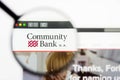 Richmond, Virginia, USA - 7 August 2019: Illustrative Editorial of Community Bank System Inc website homepage. Community