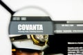 Richmond, Virginia, USA - 7 August 2019: Illustrative Editorial of Covanta Holding Corporation website homepage. Covanta Royalty Free Stock Photo