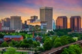 Richmond, Virginia, USA Downtown Skyline Royalty Free Stock Photo