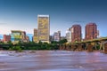 Richmond, Virginia, USA downtown skyline Royalty Free Stock Photo