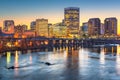 Richmond, Virginia, USA downtown skyline on the James River Royalty Free Stock Photo