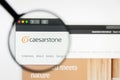 Richmond, Virginia, USA - 26 July 2019: Illustrative Editorial of Caesarstone Ltd website homepage. Caesarstone Ltd logo