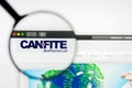 Richmond, Virginia, USA - 26 July 2019: Illustrative Editorial of Can-Fite Biopharma Ltd website homepage. Can-Fite