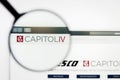 Richmond, Virginia, USA - 26 July 2019: Illustrative Editorial of Capitol Investment Corp IV website homepage. Capitol