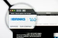 Richmond, Virginia, USA - 9 May 2019: Illustrative Editorial of Brinks Company website homepage. Brinks Company logo