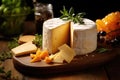The Richness of Fresh Farmer Cheese. AI Generated