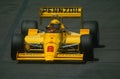 Rick Mears racing in his Indy car on the track Royalty Free Stock Photo