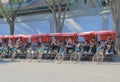 Rickshaw driver Beijing China tourism