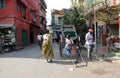 Rickshaw driver working in Kolkata