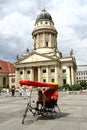 Rickshaw in Gendarmenmarkt in Berlin