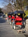 Rickshaw @ Kyoto, Japan Royalty Free Stock Photo