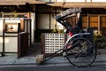 A rickshaw in Kyoto