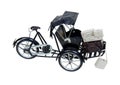 Rickshaw and luggage Royalty Free Stock Photo