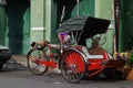 Empty rickshaw at Penang, Malaysia